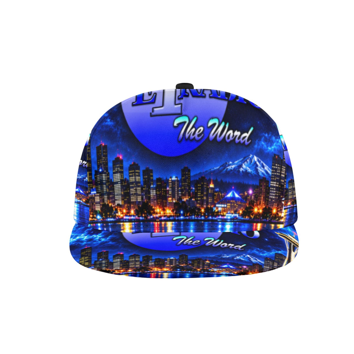 E1Radio_ArtsAdd_Brim_1206x954 All Over Print Snapback Hat
