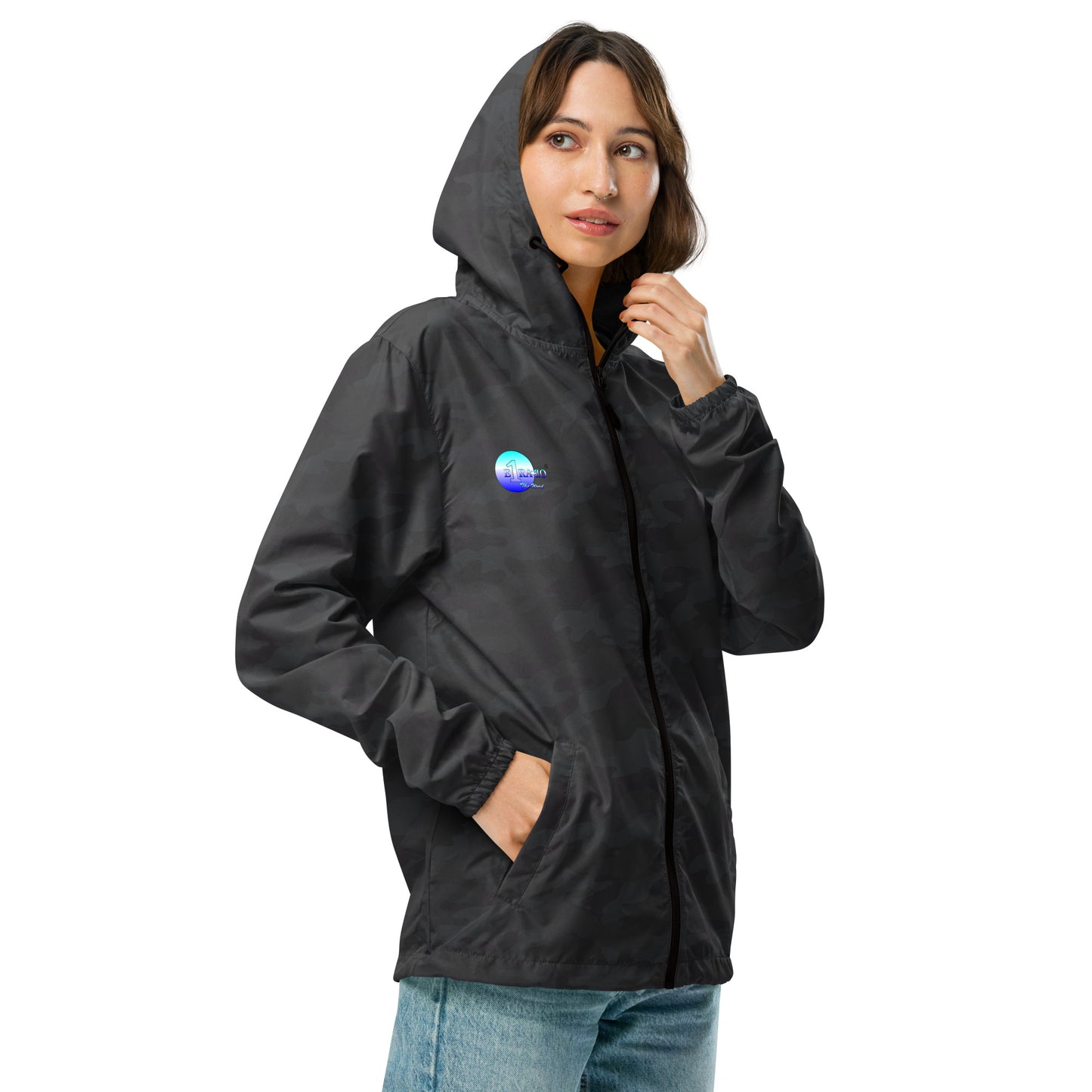 E1Radio Unisex Lightweight Windbreaker