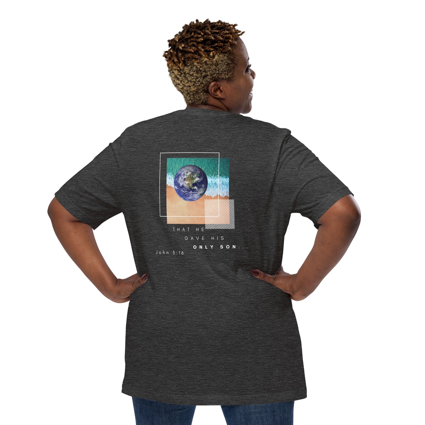 Faith Healing Second Chances Signature Collection For God so Loved the World T- Shirt  (Not Trademarked)